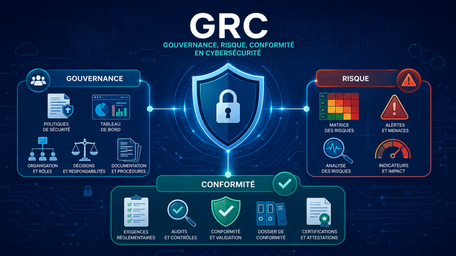 La GRC en Cybersécurité : Le bouclier invisible